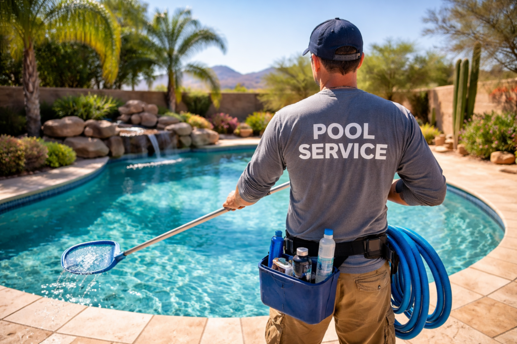 backyard pool service